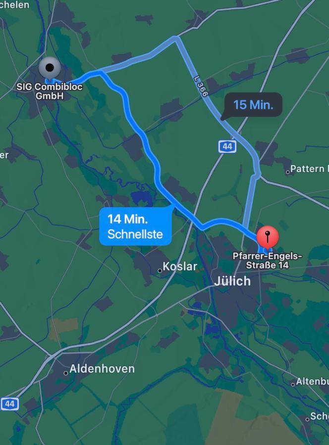 Ruhiges Juwel: Frisch Renoviert 100 Qm Lägenhet Jülich Exteriör bild