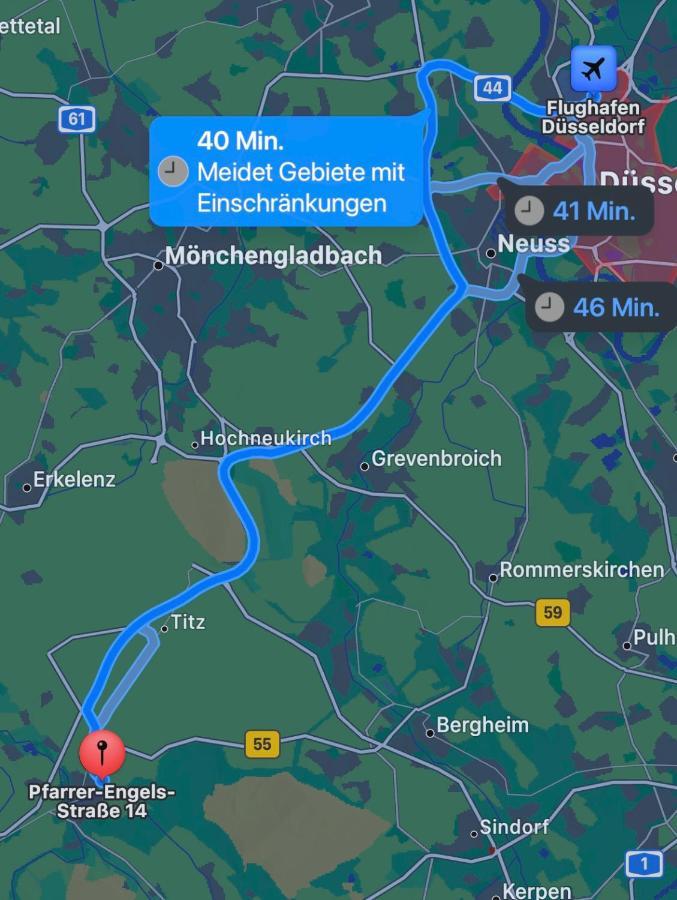 Ruhiges Juwel: Frisch Renoviert 100 Qm Lägenhet Jülich Exteriör bild